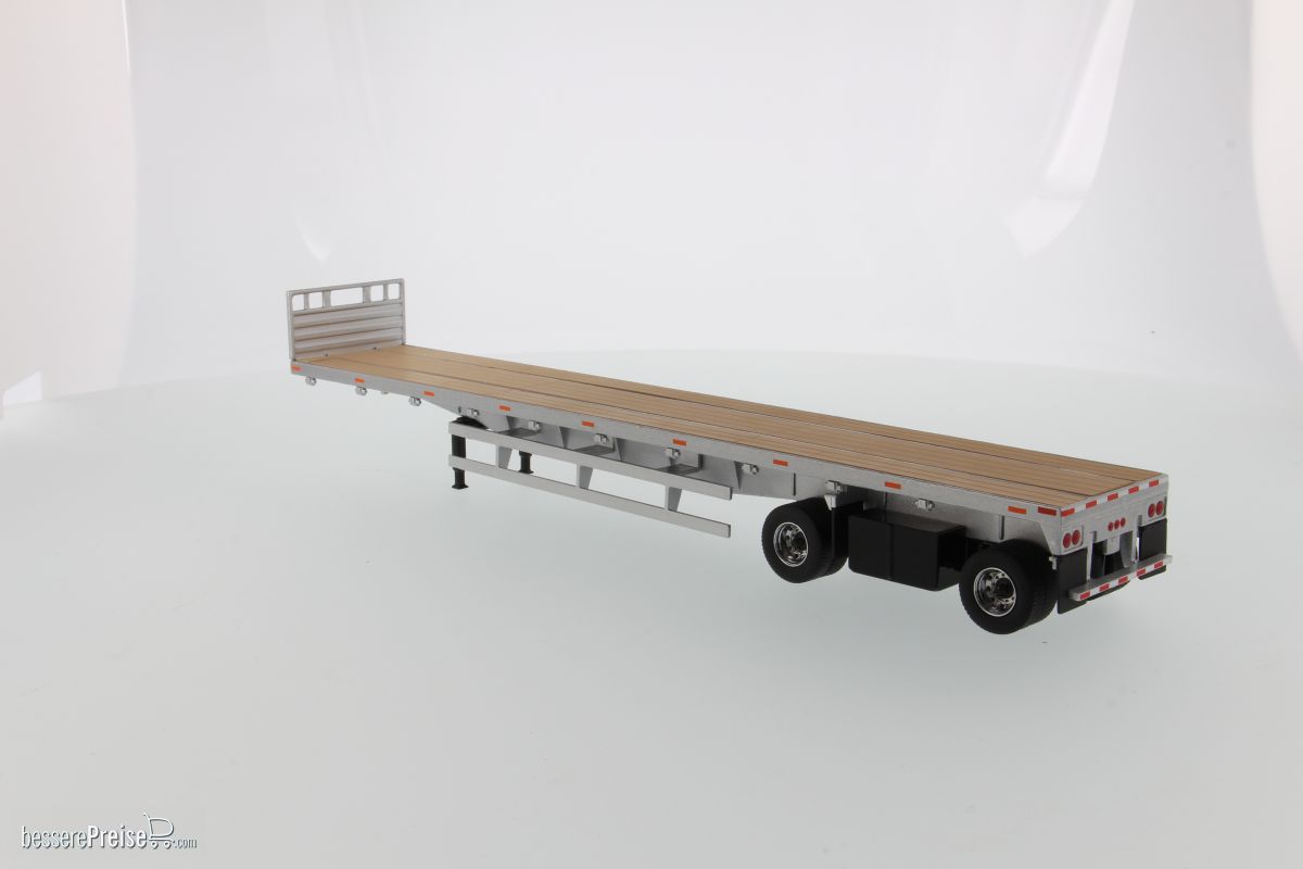 Diecast Masters 91023 - 53Ft Flatbed Trailer Auflieger - Silber