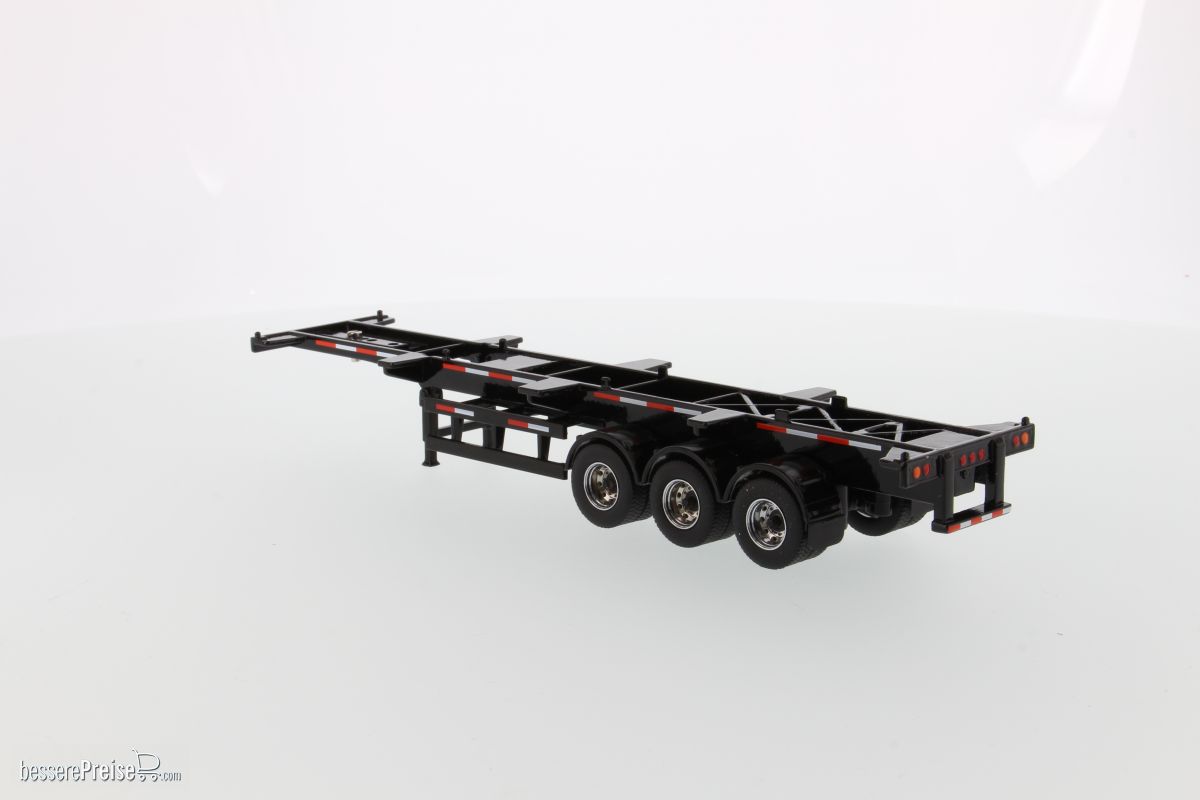 Diecast Masters 91024 - 40Ft Skeleton Trailer Auflieger - Schwarz