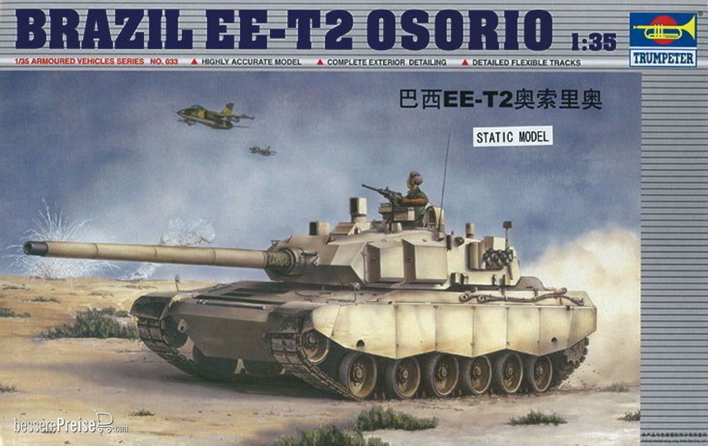 Trumpeter 00333 - Brasilianischer Panzer EE-T2 Osorio