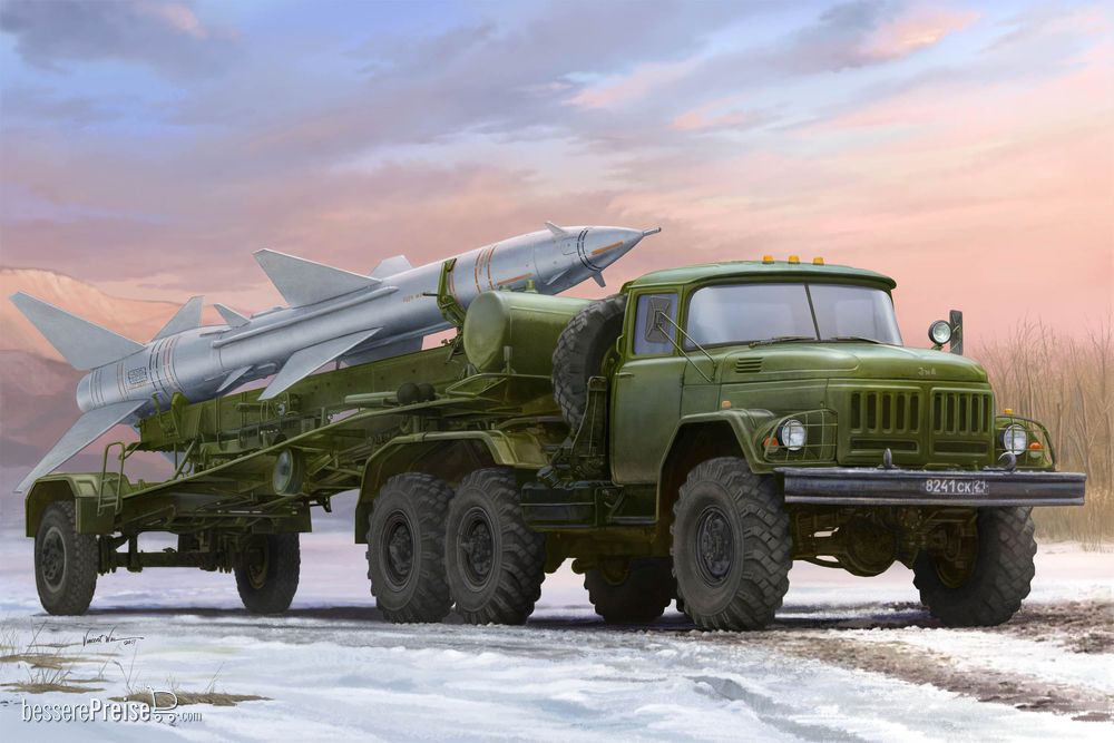 Trumpeter 01033 - Russian Zil-131V towed PR-11 SA-2 Gudeli