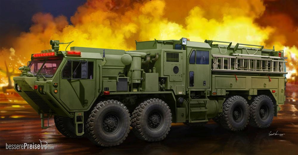 Trumpeter 01067 - M1142 HEMTT TFFT (Tactical Fire Fighting Truck)