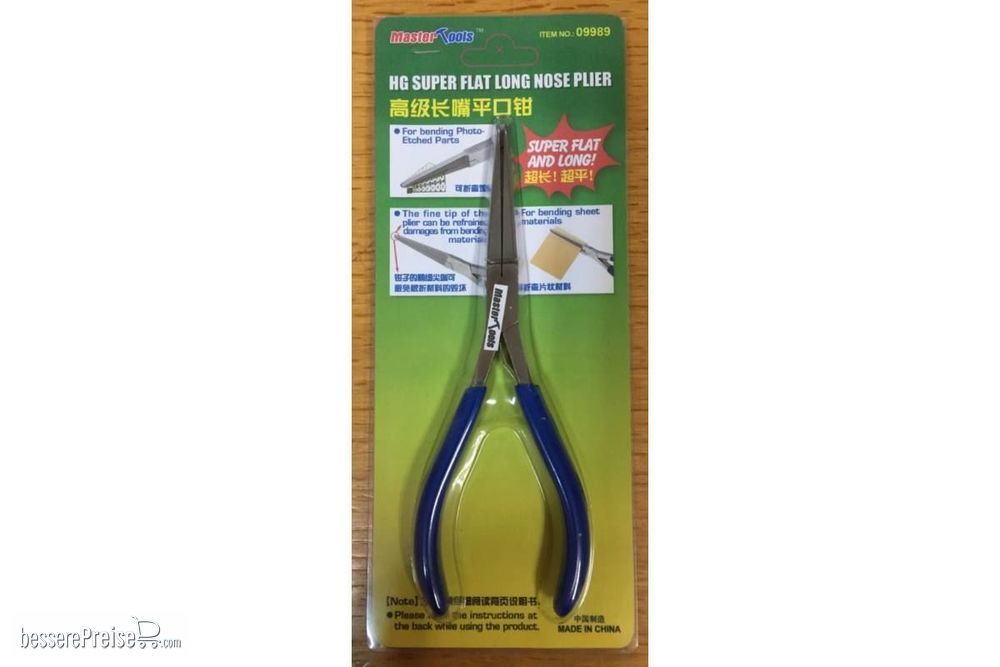 Master Tools 09989 - HG Super Flat Long Nose Plier