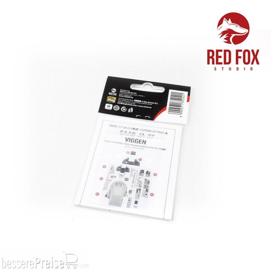 Red Fox Studio RFSQS-48091 - Saab JA-37 Viggen (for Special Hobby kit)