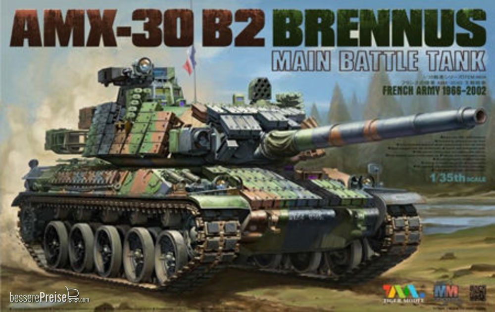 Tigermodel 4604 - AMX-30 B2 BRENNUS MAIN BATTLE TANK