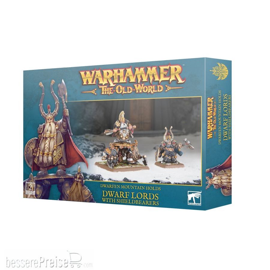 Games Workshop 99122705009 - DWARF/M/H: DWARF LORDS W/SHIELDBEARERS 10-11