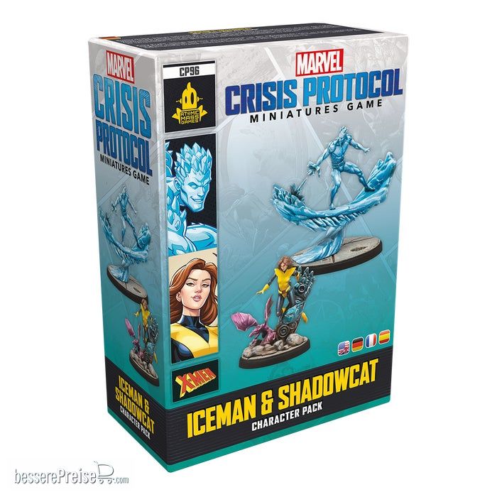 Atomic Mass Games AMGD2106 - Marvel: Crisis Protocol - Iceman & Shadowcat