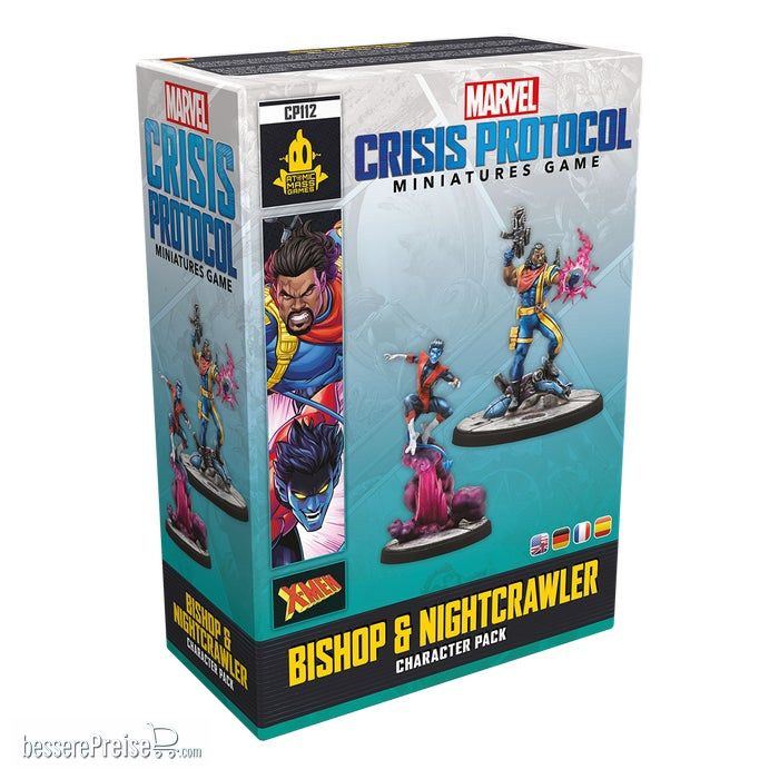 Atomic Mass Games AMGD2108 - Marvel: Crisis Protocol - Bishop & Nightcrawler