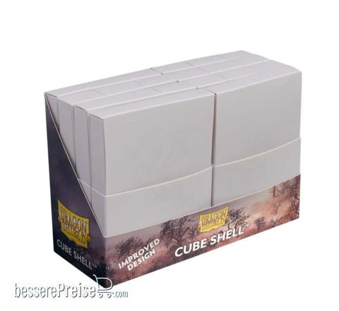 Dragon Shield! ART30535 - Boxes - Cube Shell Ashen White