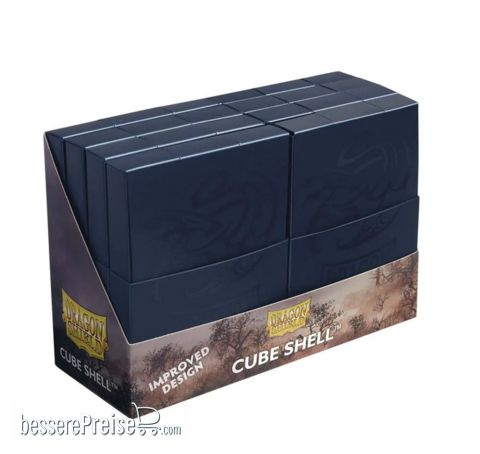 Dragon Shield! ART30556 - Boxes - Cube Shell Midnight Blue