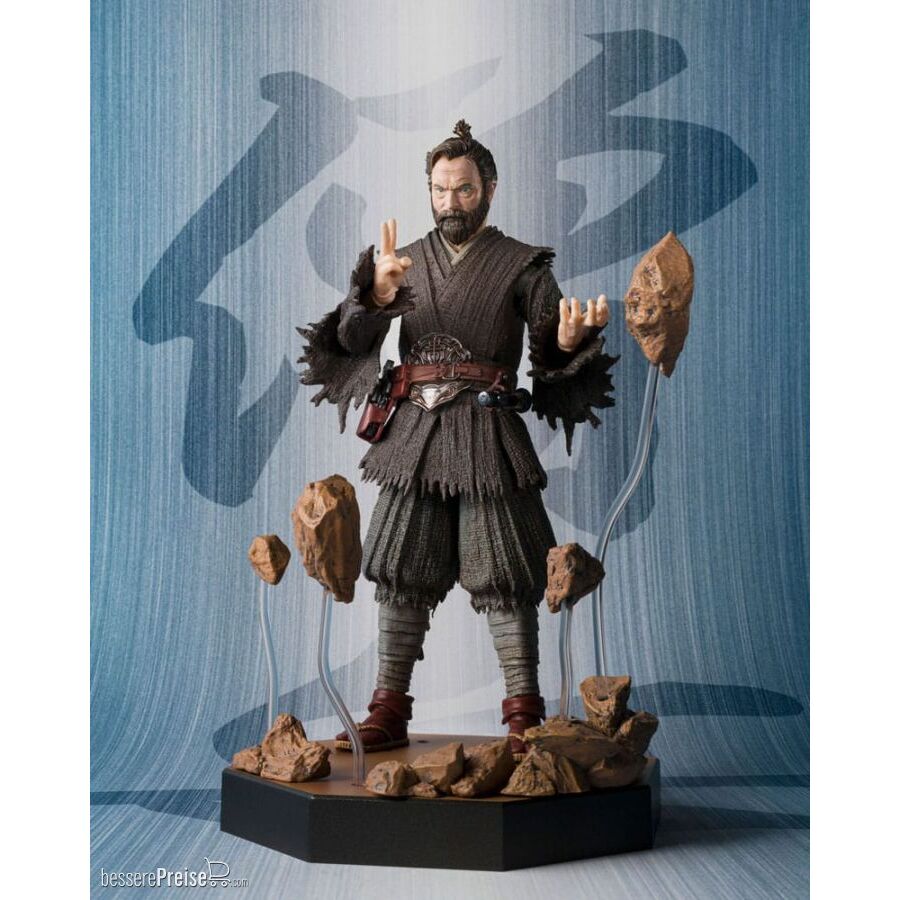 Bandai Tamashii Nations BTN66081-7 - Star Wars Meisho Movie Realization Actionfigur Samurai Taisho Obi-Wan Kenobi 18 cm