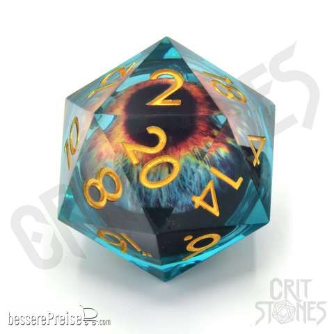 Glassstaff CSMDL6EYEORAC - Eye of the Oracle 33mm Floating Eye D20