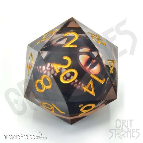 Glassstaff CSMDL7LKNGGLSS - Looking Glass Luck 33mm Liquid Core D20