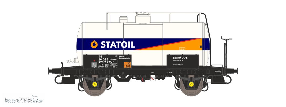 Dekas DK-871033 - 44 86 DSB 720 2 221-8, Statoil, ca 19865-91