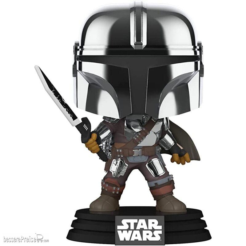 Funko FK58797 - Star Wars: Mandalorian POP! Vinyl Figur MandoW/DrkSabr(GW/MT) 9 cm