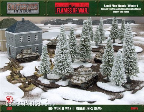 Gale Force Nine GFNBB145 - Small Pine Woods (Winter) (x1) 15mm