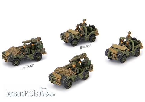 Battlefront Miniatures GFNTCA120 - WW3 Iltis Patrol (x4)