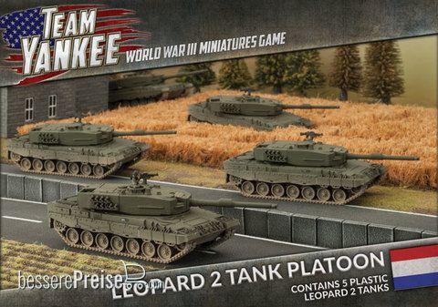 Battlefront Miniatures GFNTDBX01 - WW3 Leopard 2 Tank Platoon