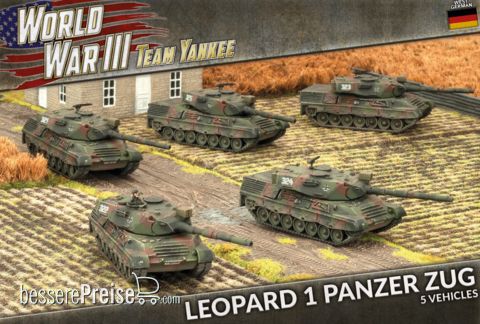 Battlefront Miniatures GFNTGBX14 - WW3 Leopard 1 Panzer Zug (Plastic)