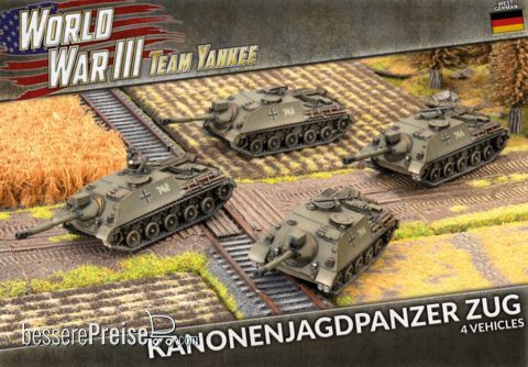 Battlefront Miniatures GFNTGBX16 - WW3 Kanonenjagdpanzer Zug (x4)