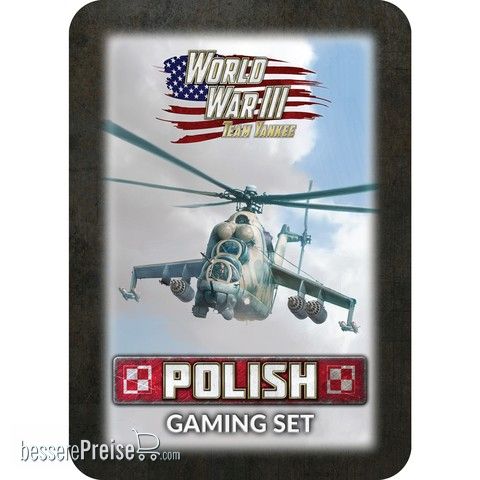 Battlefront Miniatures GFNTTK23 - WW3 Polish Gaming Set (x20 Tokensx2 Objectivesx16 Dice)