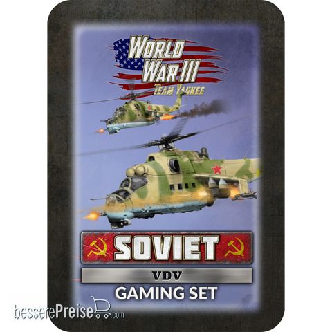 Battlefront Miniatures GFNTTK25 - WW3 Soviet VDV Gaming Set (x20 Tokens, x2 Objectives, x16 Dice)