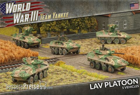 Battlefront Miniatures GFNTUBX16 - WW3 LAV Platoon (Plastic)