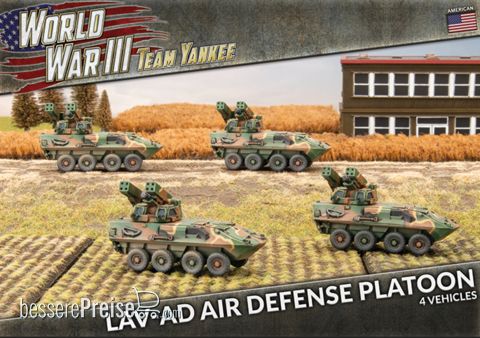 Battlefront Miniatures GFNTUBX22 - WW3 LAV-AD Air Defense Platoon (x4 Plastic)