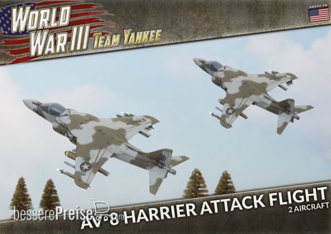 Battlefront Miniatures GFNTUBX26 - WW3 AV-8 Harrier Attack Flight (x2 Plastic)