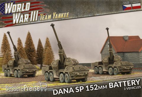 Battlefront Miniatures GFNTWBX01 - WW3 DANA SP 152mm (x3)