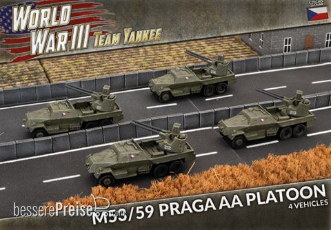 Battlefront Miniatures GFNTWBX04 - WW3 M53/59 Praga AA Platoon (x4)