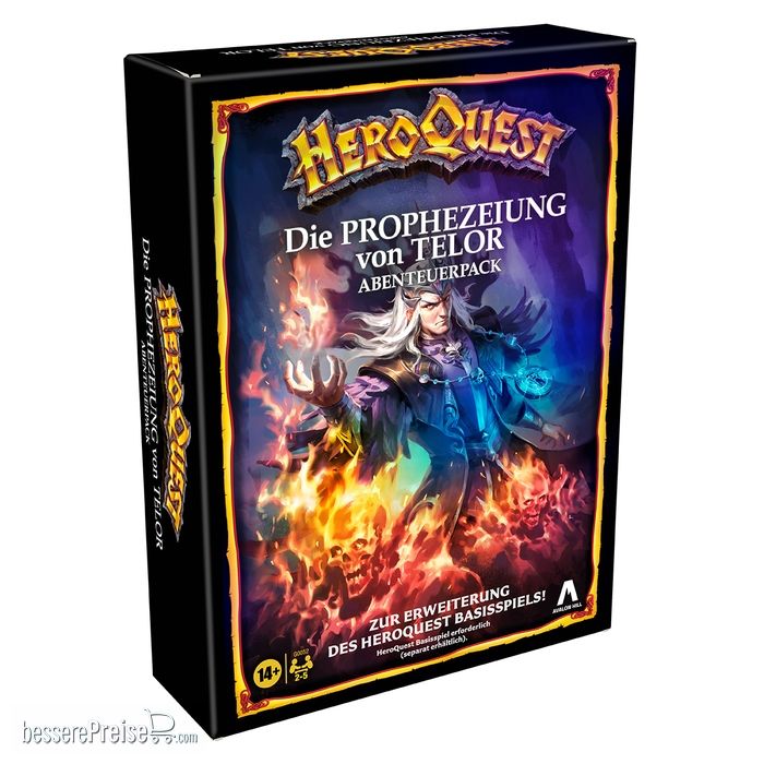 Hasbro HASD0093 - HeroQuest Die Prophezeiung von Telor Abenteuerpack