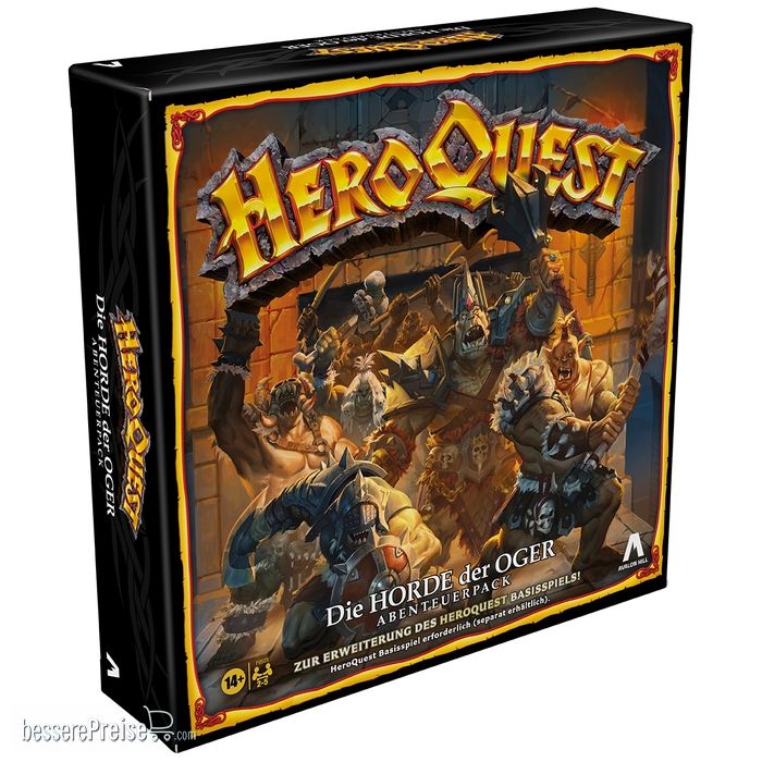 Hasbro HASD0095 - Avalon Hill Heroquest Die Horde der Oger Abenteuerpack