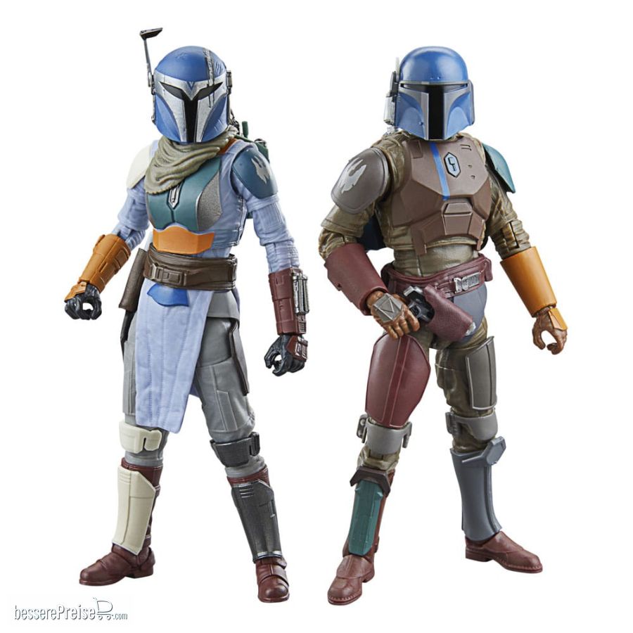 Hasbro HASG0214 - Star Wars: The Mandalorian Black Series Actionfiguren 2er-Pack Mandalorian Shriek-Hawk Trainers 15 cm