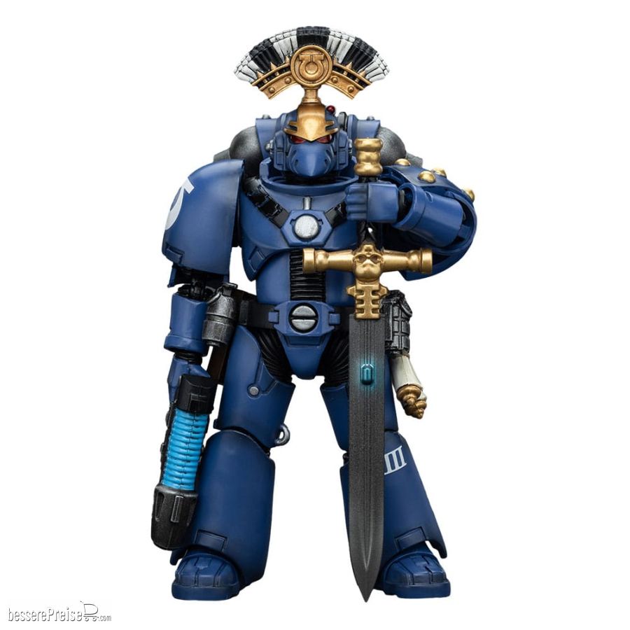 Joy Toy JT00096 - Warhammer The Horus Heresy Actionfigur 1/18 Ultramarines MK VI Tactical Squad Sergeant with Plasma Pistol and Power Sword 20 cm