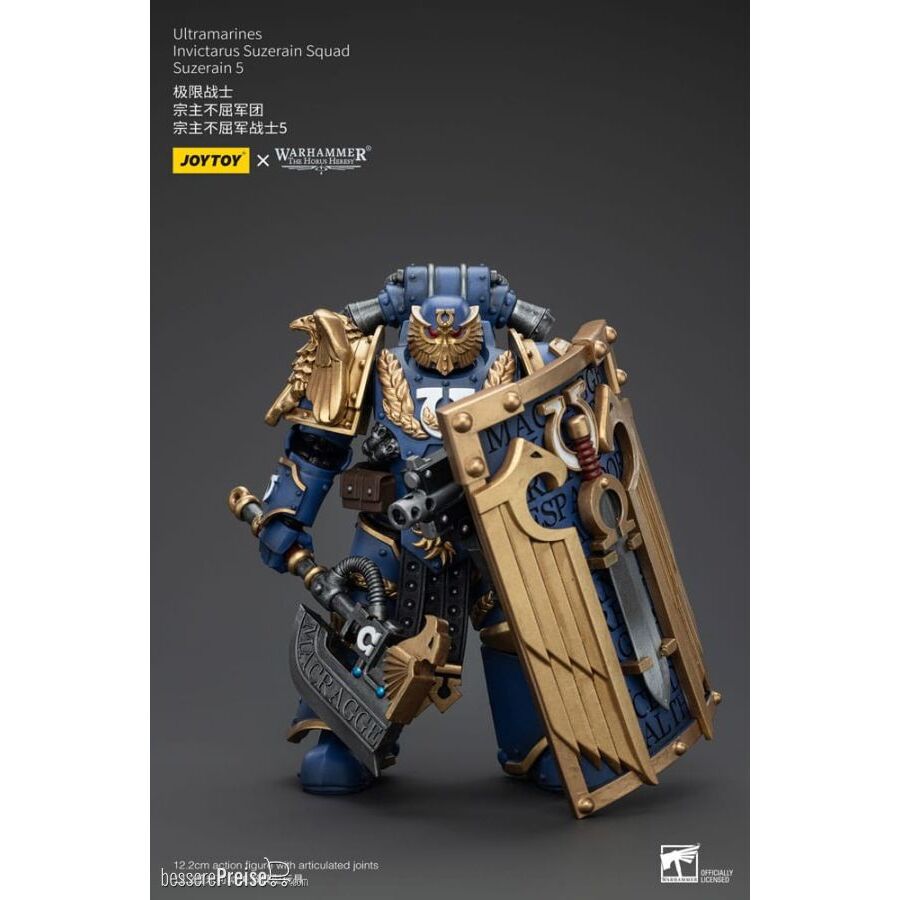 Joy Toy JT00287 - Warhammer The Horus Heresy Actionfigur 1/18 Ultramarines Invictarus Suzerain Squad Suzerain 5 12 cm