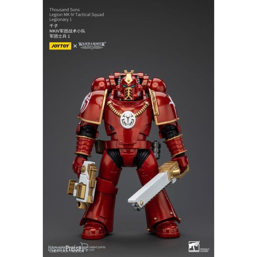 Joy Toy (CN) JT5932 - Warhammer The Horus Heresy Actionfigur 1/18 Thousand Sons Legion MK IV Tactical Squad Legionary 1 12 cm