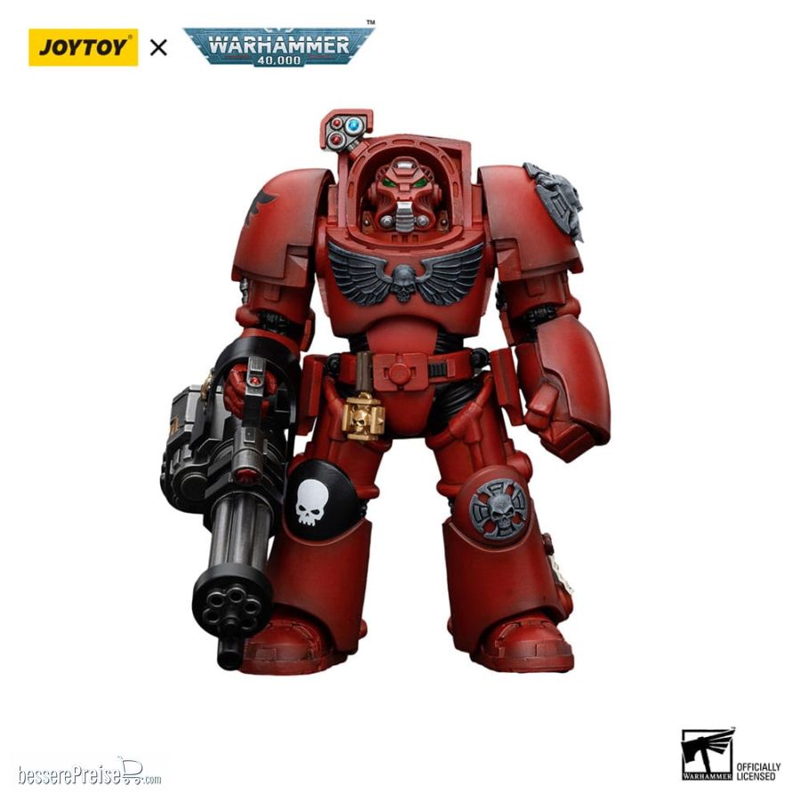 Joy Toy (CN) JT5949 - Warhammer 40,000 Actionfigur 1/18 Blood Angels Terminator Squad Terminator with Assault Cannon 14 cm