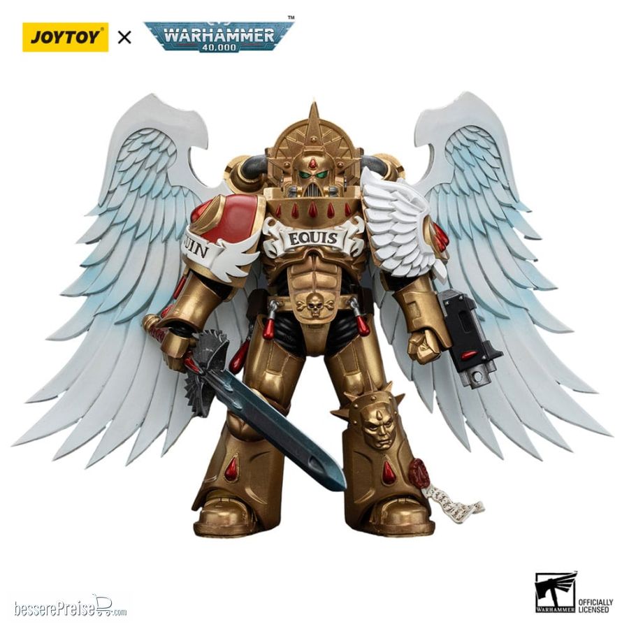 Joy Toy (CN) JT7066 - Warhammer 40,000 Actionfigur 1/18 Blood Angels Sanguinary Guard with Encarmine Sword 2 12 cm