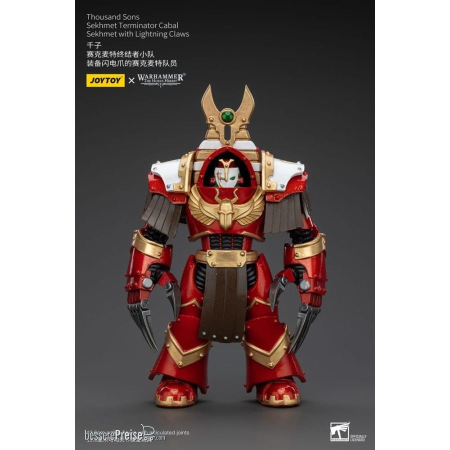 Joy Toy (CN) JT7462 - Warhammer The Horus Heresy Actionfigur 1/18 Thousand Sons Sekhmet Terminator Cabal Sekhmet with Lightning Claws 14 cm