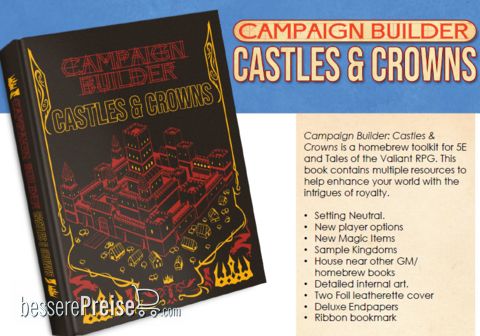 Kobold Press KOB9856 - Campaign Builder: Castles & Crowns Limited Edition