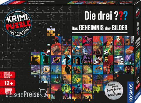 Kosmos KOS680831 - Krimipuzzle Die drei ??? Das Geheimnis der Bilder