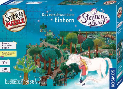 Kosmos KOS682279 - Story-Puzzle Sternenschweif Das verschwundene Einhorn