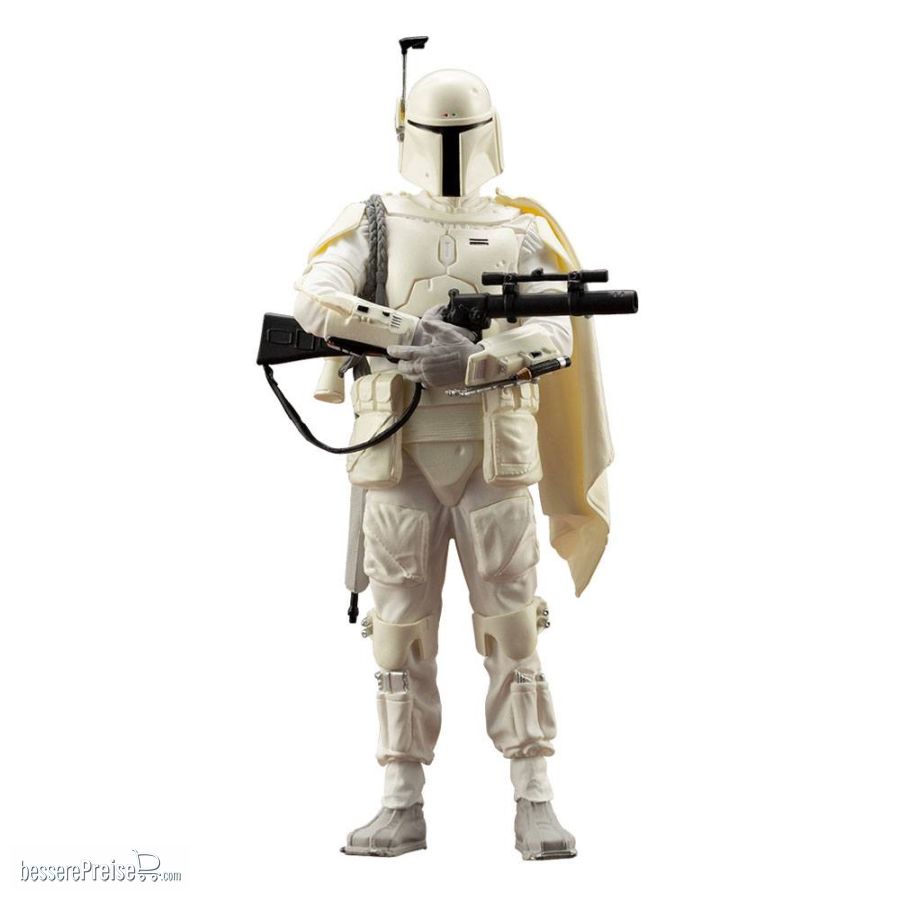 Kotobukiya KTOSW197 - Star Wars ARTFX+ Statue 1/10 Boba Fett White Armor Ver, 18 cm