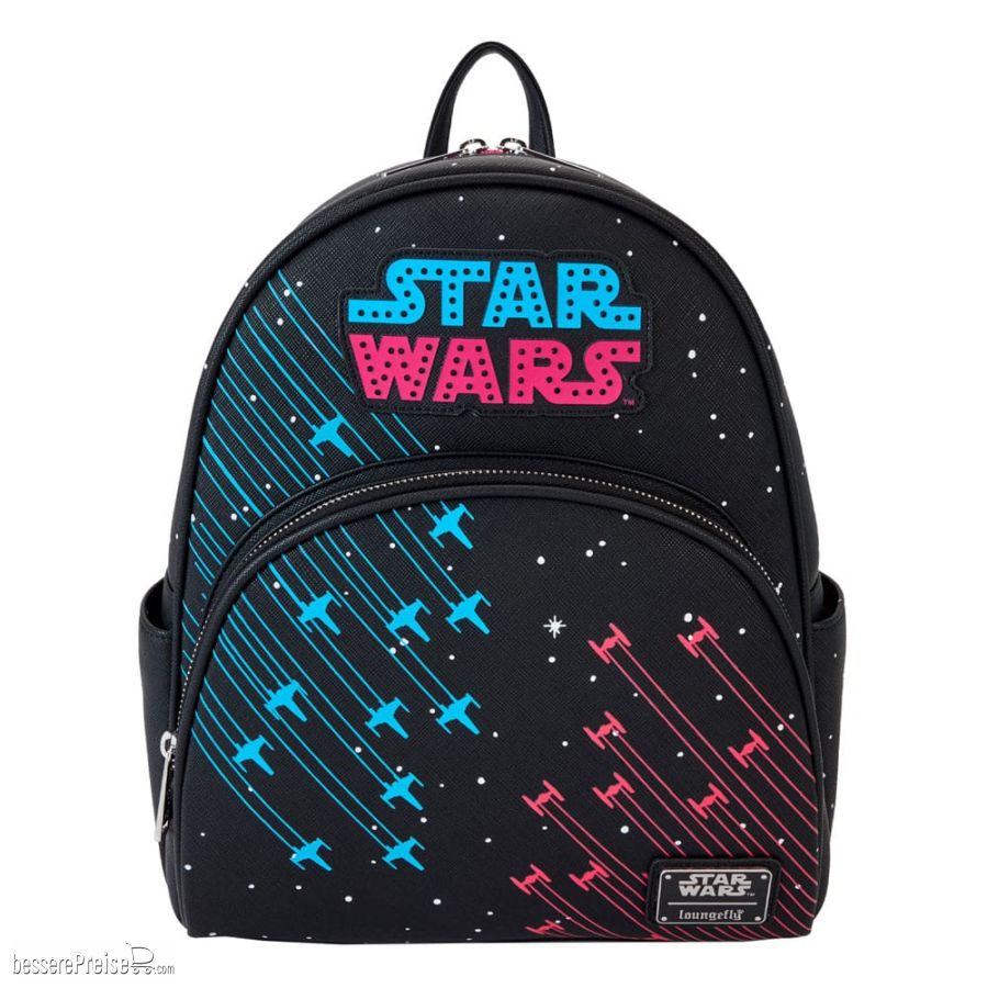 Loungefly LF-STBK0443 - Star Wars by Loungefly Rucksack Mini Neon 70s