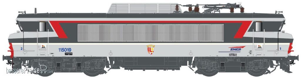 L.S. Models LS10479 - E-Lok BB 15019 SNCF, Ep.IV-V, Corail - Lemke