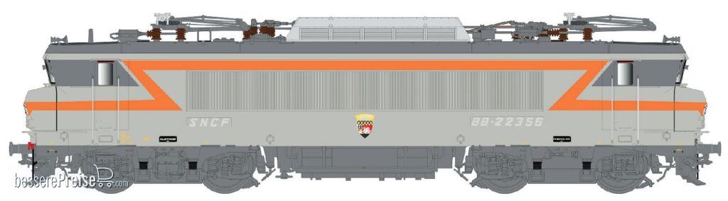 L.S. Models LS11105 - E-Lok BB 22356 SNCF, Ep.IV, beton - Lemke