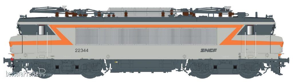 L.S. Models LS11107 - E-Lok BB 22344 SNCF, Ep.IV-V, beton - Lemke