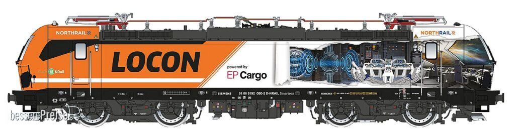 L.S. Models LS16061DC - E-Lok BR 192 060 Smartron Locon/EP-Cargo, Ep.VI - Lemke