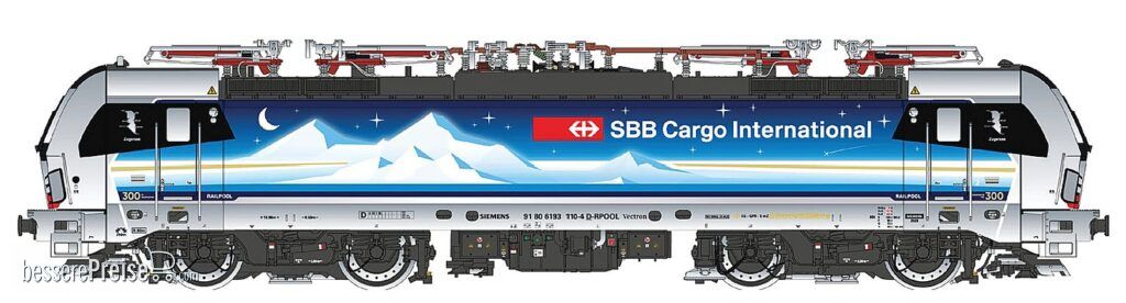 L.S. Models LS16062DC - E-Lok BR 193 110 Vectron SBB/Goldpiercer, Ep.VI - Lemke