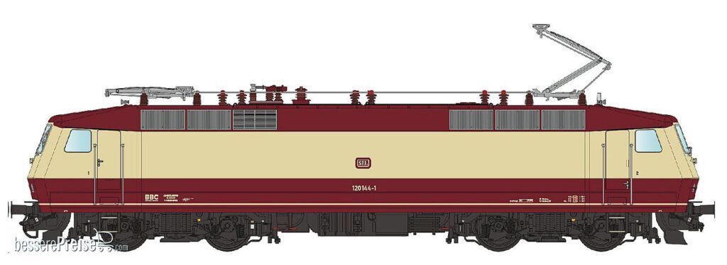 L.S. Models LS16080DC - E-Lok BR 120 144 SEL, Ep.VI - Lemke